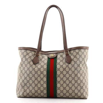Gucci Ophidia Shopping Tote GG Coated Canvas Medium