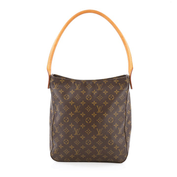 Louis Vuitton Looping Handbag Monogram Canvas GM brown