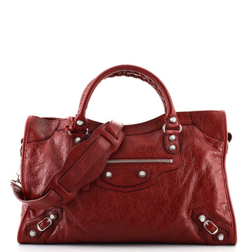 Balenciaga City Giant Studs Bag Leather Medium