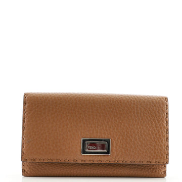 Fendi Selleria Peekaboo Wallet Leather