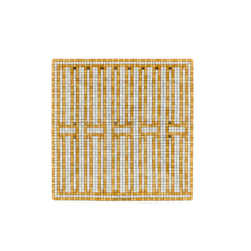 Hermes Mosaique au 24 Square Plate No.2 Printed Porcelain