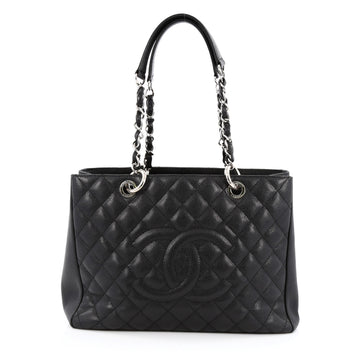 Chanel Grand Shopping Tote Quilted Caviar black