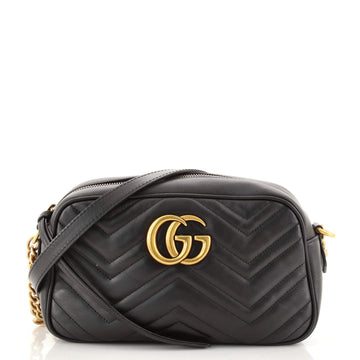 Gucci GG Marmont Shoulder Bag Matelasse Leather Small