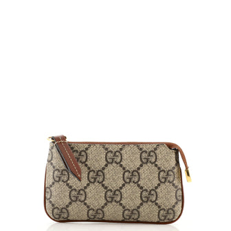 Gucci Key Pouch GG Coated Canvas