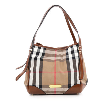 Burberry Canterbury Tote House Check Canvas Small brown