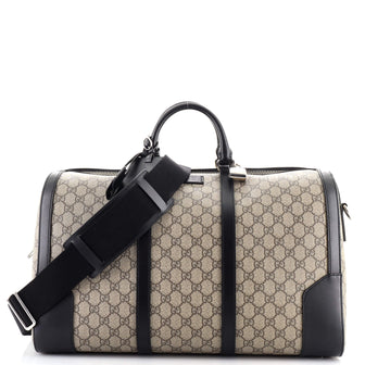 Gucci Convertible Duffle Bag GG Coated Canvas Medium