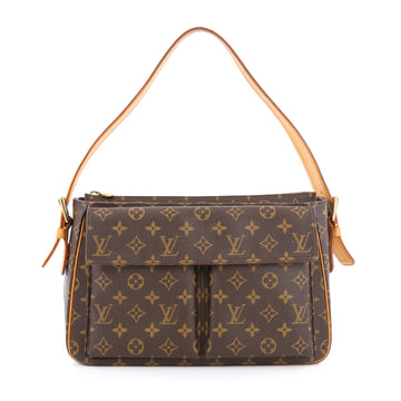 Louis Vuitton Viva Cite Handbag Monogram Canvas GM brown