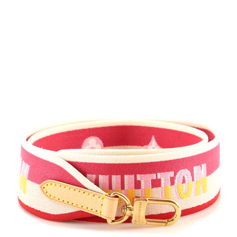 Louis Vuitton Logo Shoulder Strap Jacquard Wide