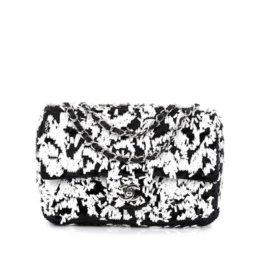 Chanel Classic Single Flap Bag Sequins Medium black