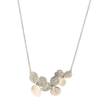 Tiffany & Co. Paper Flowers Cluster Pendant Necklace Platinum with Diamonds Mini