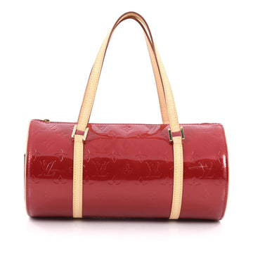 Louis Vuitton Bedford Handbag Monogram Vernis red