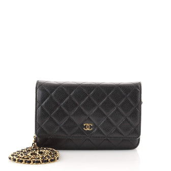 Chanel Wallet on Chain Quilted Caviar