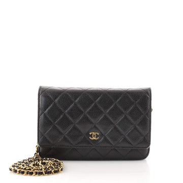 Chanel Wallet on Chain Quilted Caviar
