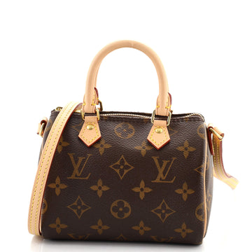 Louis Vuitton Speedy Bandouliere Bag Monogram Canvas Nano