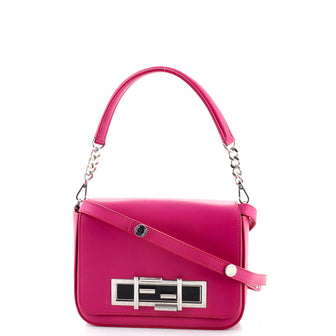 Fendi 3Baguette Convertible Crossbody Calfskin Small