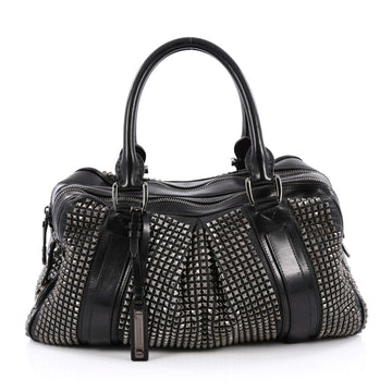 Knight Bag Studded Leather