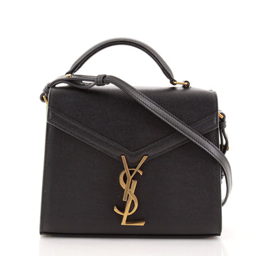 Saint Laurent Cassandra Top Handle Bag Leather Mini
