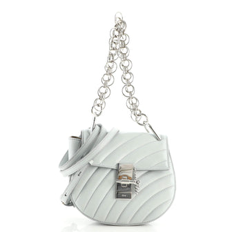 Chloe Drew Bijou Crossbody Bag Quilted Leather Mini