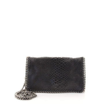 Stella McCartney Falabella Flap Crossbody Bag Faux Snakeskin Mini