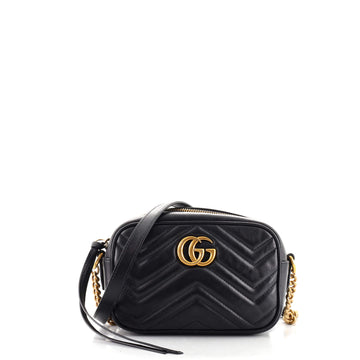Gucci GG Marmont Shoulder Bag Matelasse Leather Mini
