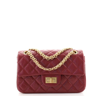 Chanel Reissue 2.55 Flap Bag Quilted Aged Calfskin Mini
