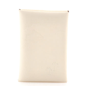 Hermes Calvi Card Holder Embossed Leather