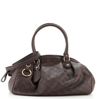 Gucci Sukey Convertible Boston Bag Guccissima Leather