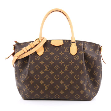 Louis Vuitton Turenne Handbag Monogram Canvas MM Brown