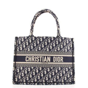 Christian Dior Book Tote Oblique Canvas Medium