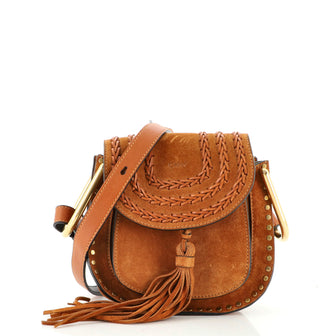 Chloe Hudson Handbag Whipstitch Suede Mini