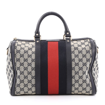 Gucci Vintage Web Boston Bag GG Canvas Medium multicolor