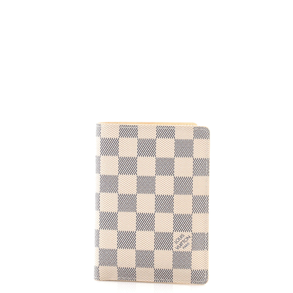 Sell Louis Vuitton Damier Azur Passport Cover - Off-White