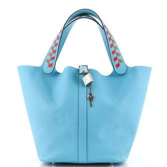 Hermes Picotin Lock Bag Tressage Epsom PM