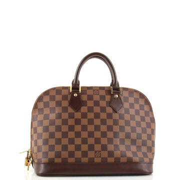Louis Vuitton Vintage Alma Handbag Damier PM