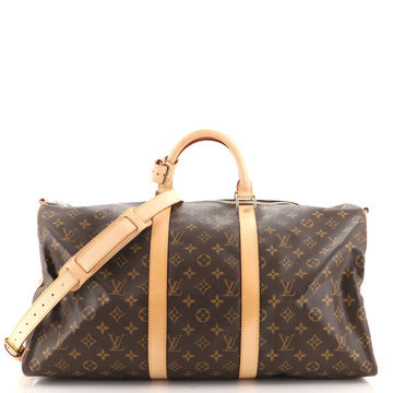 Louis Vuitton Keepall Bandouliere Bag Monogram Canvas 50