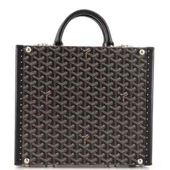 Goyard Goyardine Jewelry Box Coated Canvas and Leather