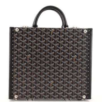 Goyard Goyardine Jewelry Box Coated Canvas and Leather