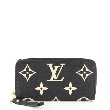 Louis Vuitton Zippy Wallet Bicolor Monogram Empreinte Giant