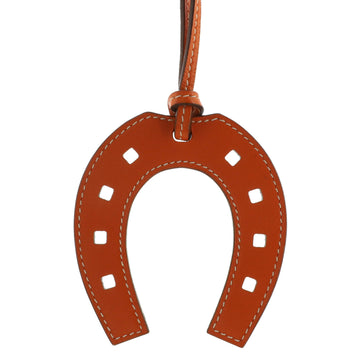 Hermes Paddock Horseshoe Bag Charm Leather