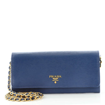 Prada Wallet on Chain Saffiano Leather