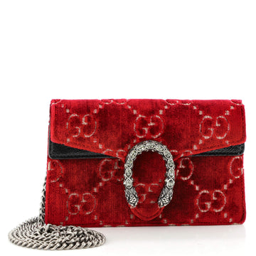Gucci Dionysus Bag GG Velvet Super Mini