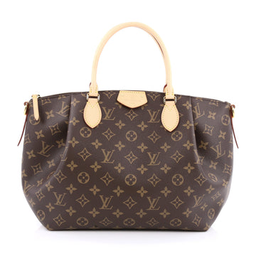 Louis Vuitton Turenne Handbag Monogram Canvas MM brown