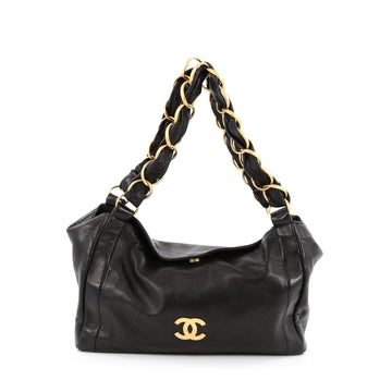 Chanel Olsen Shoulder Bag Lambskin black