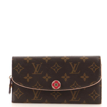 Louis Vuitton Emilie Wallet Limited Edition Blooming Flowers Monogram Canvas