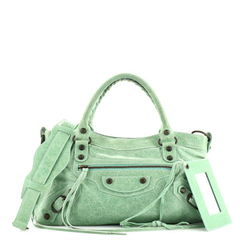 Balenciaga First Classic Studs Bag Leather