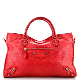 Balenciaga City Classic Studs Bag Leather Medium