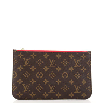 Louis Vuitton Neverfull Pochette Monogram Canvas Large