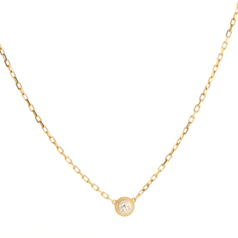 Cartier Cartier D'Amour Necklace 18K Yellow Gold and Diamond Small
