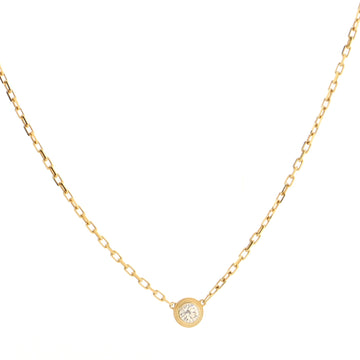 Cartier Cartier D'Amour Necklace 18K Yellow Gold and Diamond Small