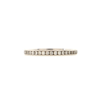 Tiffany & Co. Tiffany Diamond Wedding Band Ring Platinum with Diamonds